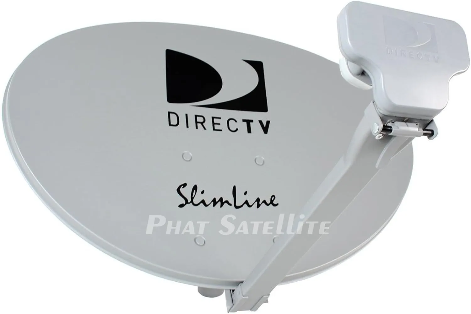 Ready to Install Package : Directv HD Satellite Dish w/ SWM3 LNB   RG6 COAXIAL Cables Included Ka/ku Slim Line Dish Antenna SL3 Single Output W/ 4 Port Splitter