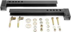 RealTruck Backrack Hardware Kit for use w/Standard Bed, Black, No Drill | 30226 | Fits 2023-2025 Chevrolet/GMC Colorado/Canyon