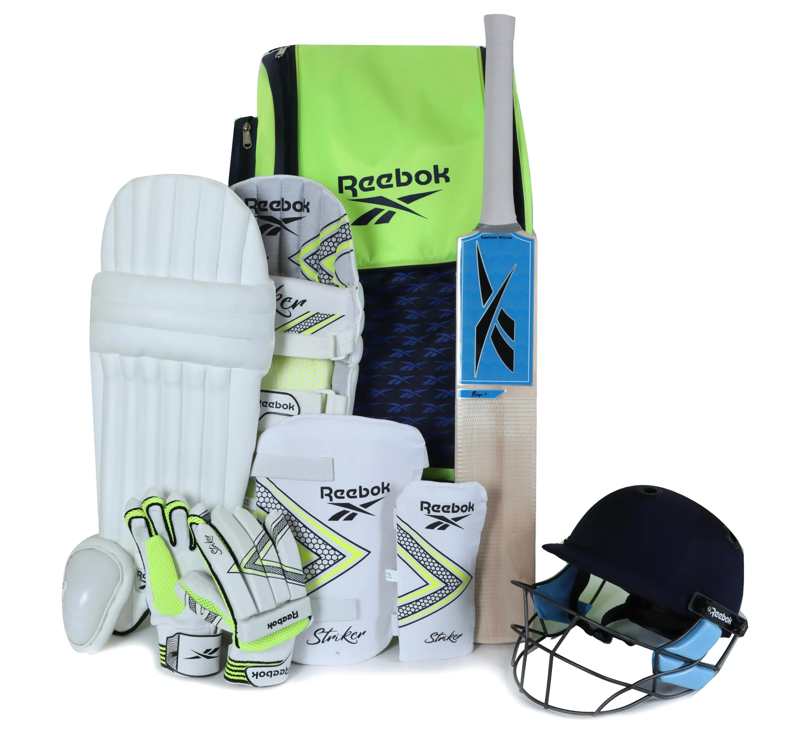 Reebok Striker Kashmir Willow Cricket Kit Size For Right Handed Batsman