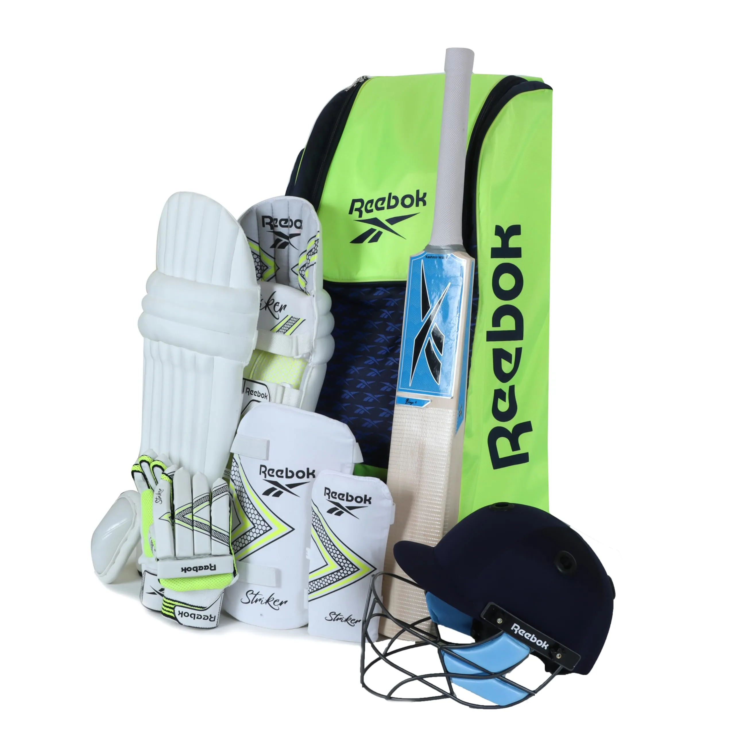 Reebok Striker Kashmir Willow Cricket Kit Size For Right Handed Batsman