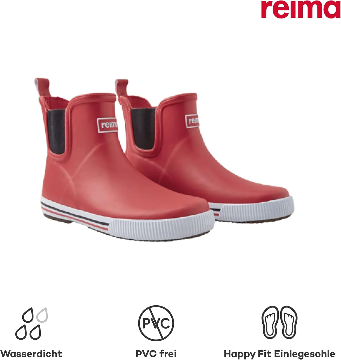 Reima Ankles Waterproof Low Cut Rain Boots Outdoor Rubber Boot for Kids