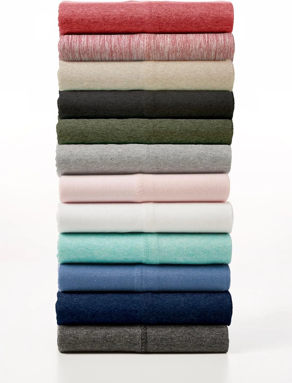 Road Trip America Jersey Sheets Queen Set - Cotton (4 Pieces) All Seasonal Deep Pockets Soft Cozy Knit Stretchy Bed Sheets - Hotel and Residential Quality (Green, Queen)