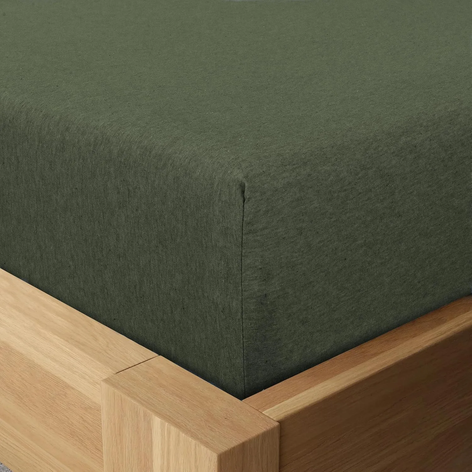 Road Trip America Jersey Sheets Queen Set - Cotton (4 Pieces) All Seasonal Deep Pockets Soft Cozy Knit Stretchy Bed Sheets - Hotel and Residential Quality (Green, Queen)