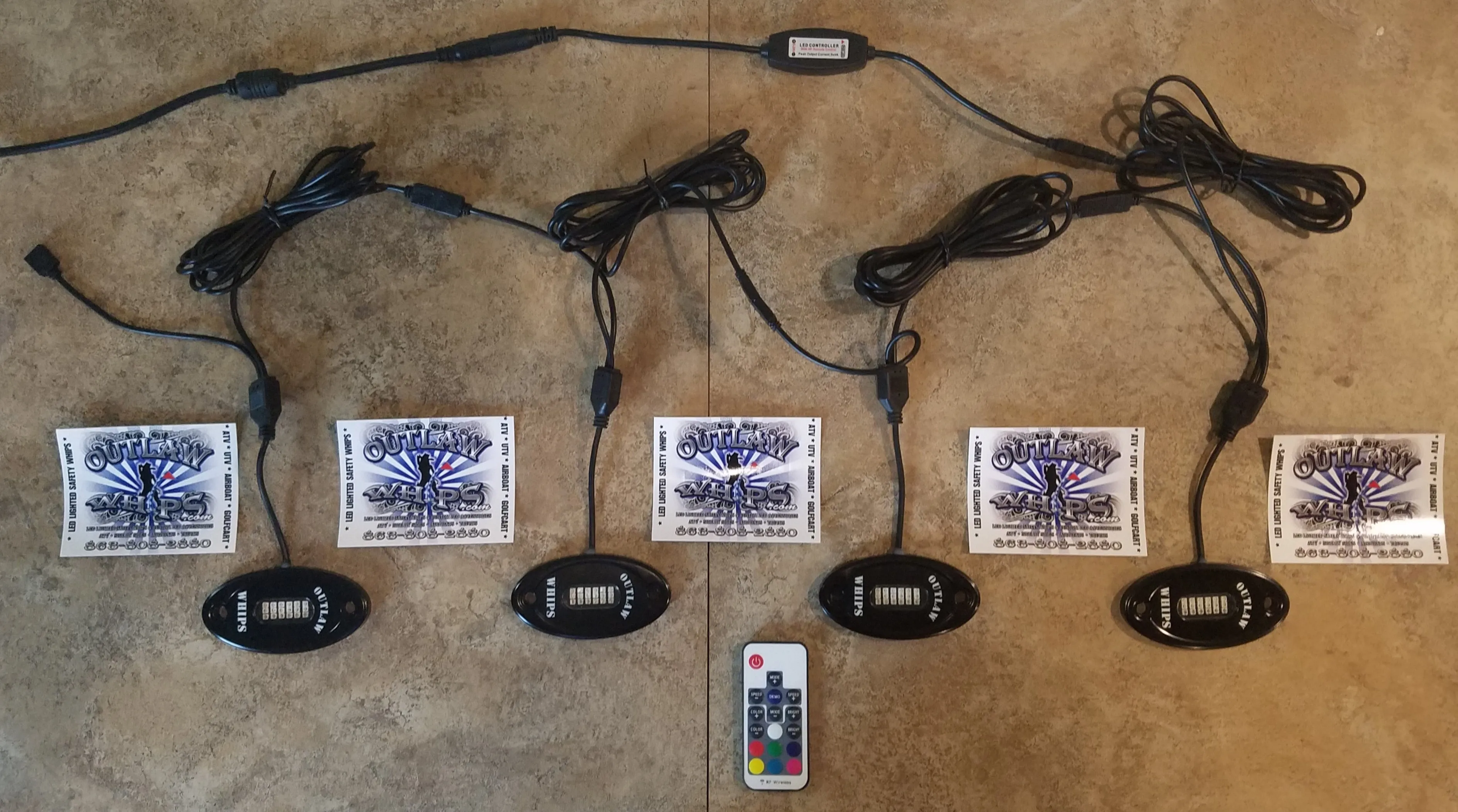 RokPods ~ 4/5/8/10 Pod Kit RGB Color Change Underglow / Accent Lights