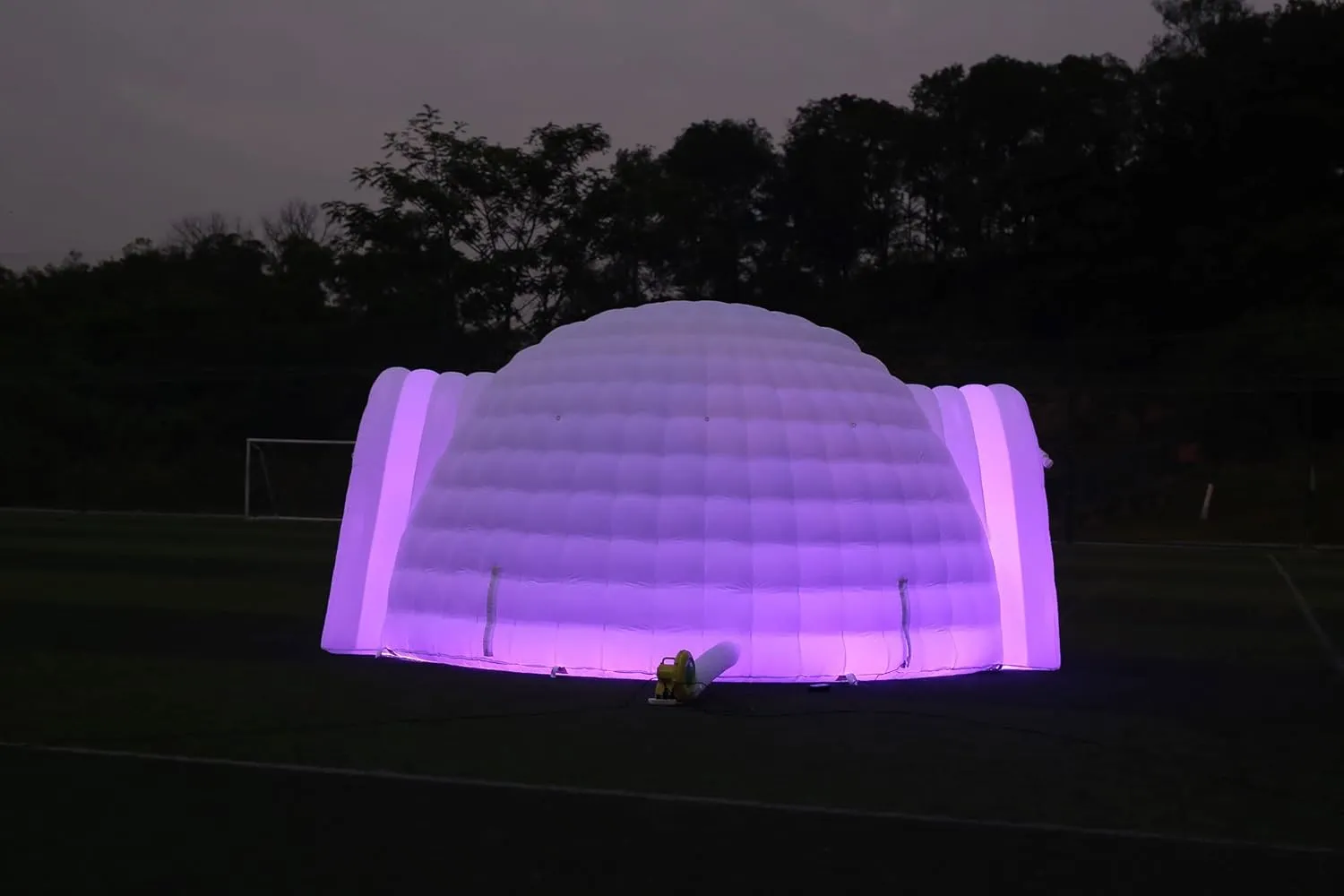SAYOK Outdoor Portable Inflatable Igloo Dome Tent with Led Light for Party Wedding Event Camping