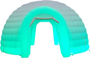 SAYOK Outdoor Portable Inflatable Igloo Dome Tent with Led Light for Party Wedding Event Camping