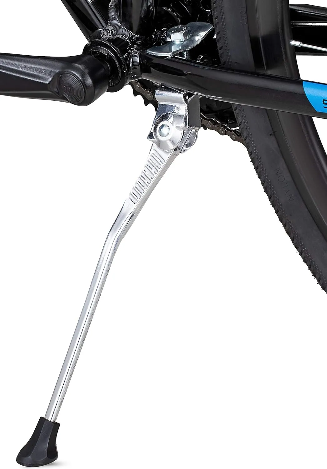 Schwinn Center or Rear Mounted Kickstand for Adult and Kids Bike, Lightweight, Convenient for Upright Storage, Bicycle Parts and Accessories, Perfect for Bikes Without Factory Mounting Plate