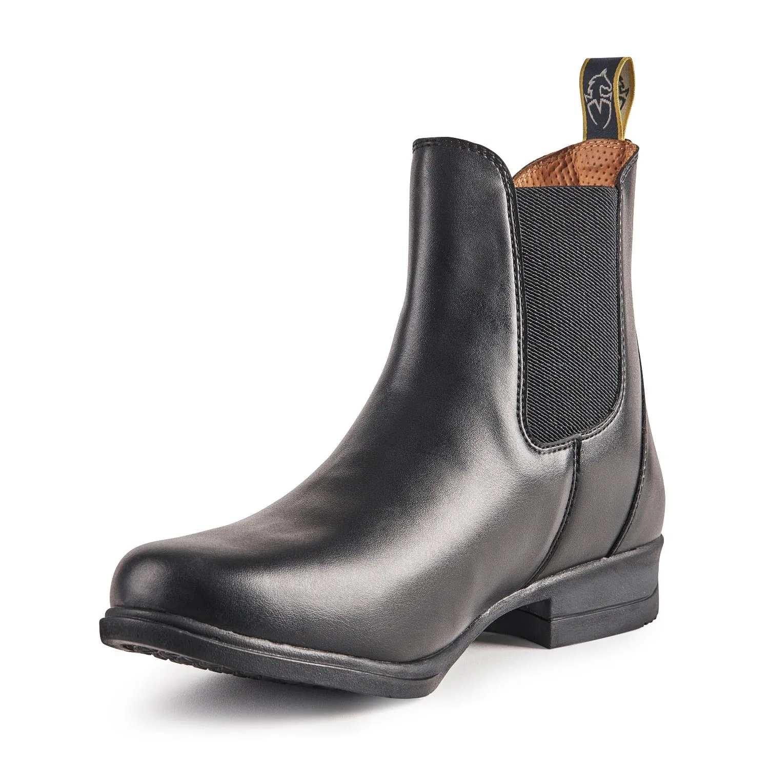Shires Moretta Black Alma Synthetic Childrens Jodhpur Boots