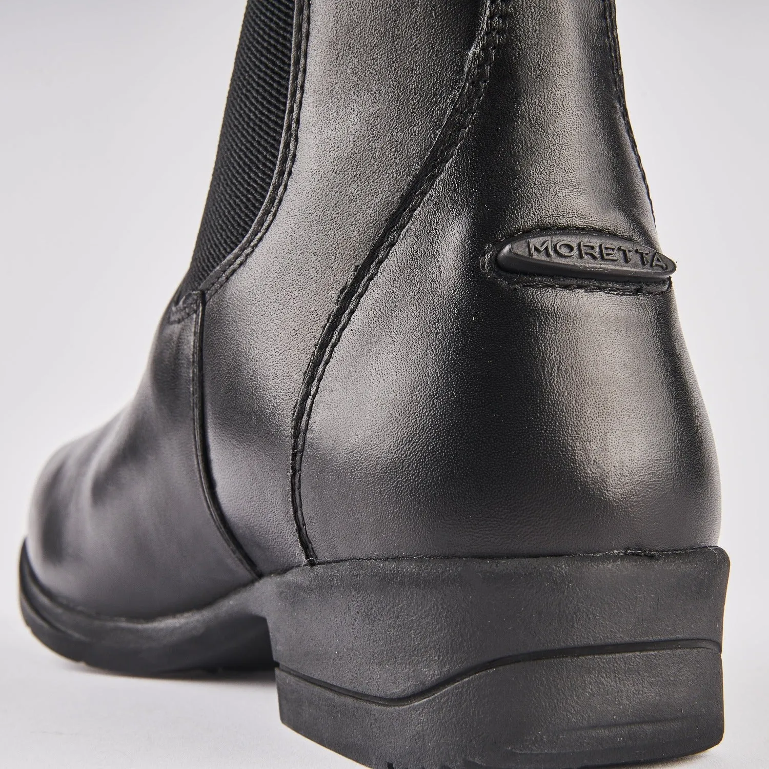 Shires Moretta Black Lucilla Childrens Leather Jodhpur Boots