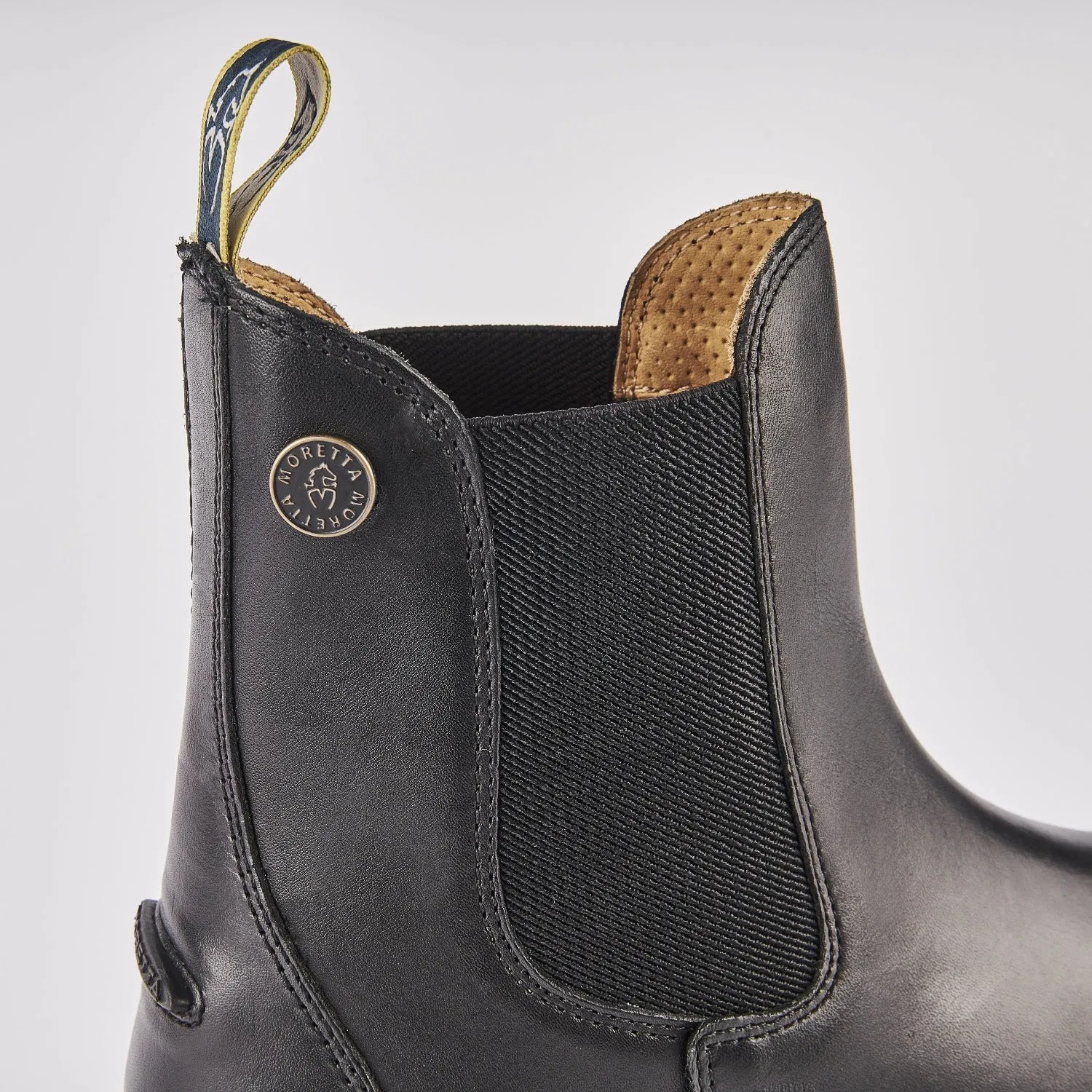 Shires Moretta Black Lucilla Childrens Leather Jodhpur Boots