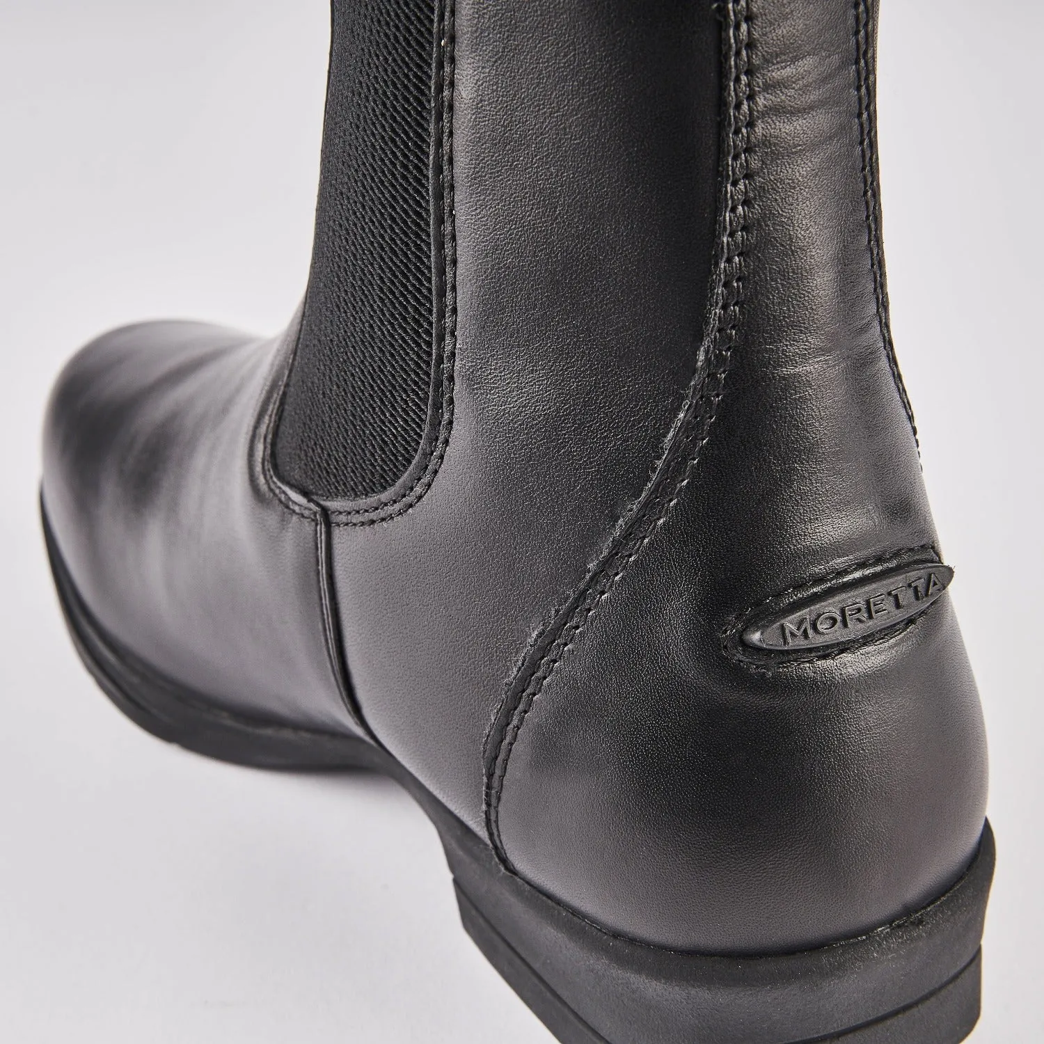 Shires Moretta Black Lucilla Childrens Leather Jodhpur Boots