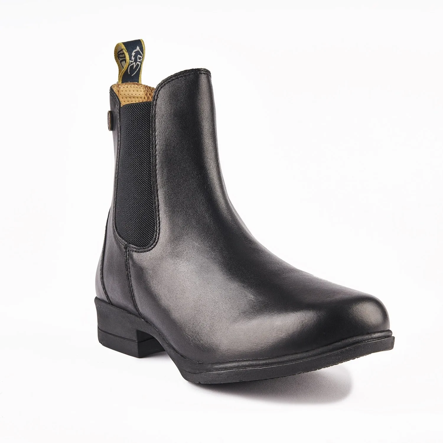 Shires Moretta Black Lucilla Childrens Leather Jodhpur Boots