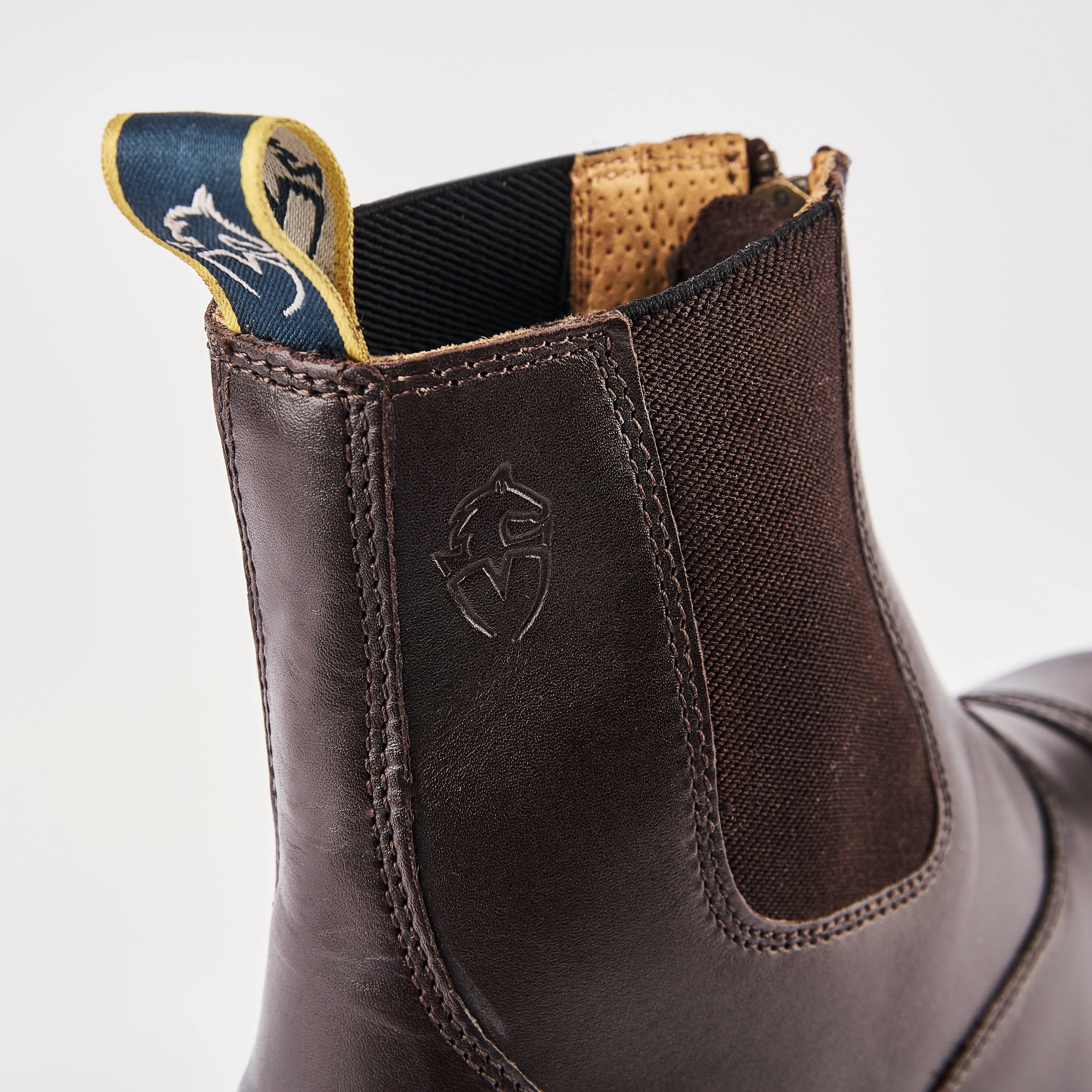 Shires Moretta Brown Rosetta Children's Paddock Boots