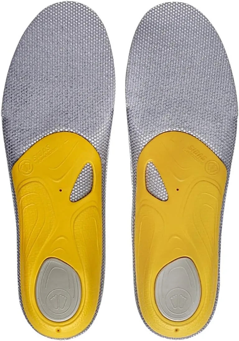 Sidas 3FEET Merino Wool High Arch Support Orthotic Skiing Snowboarding Outdoors Insoles, L