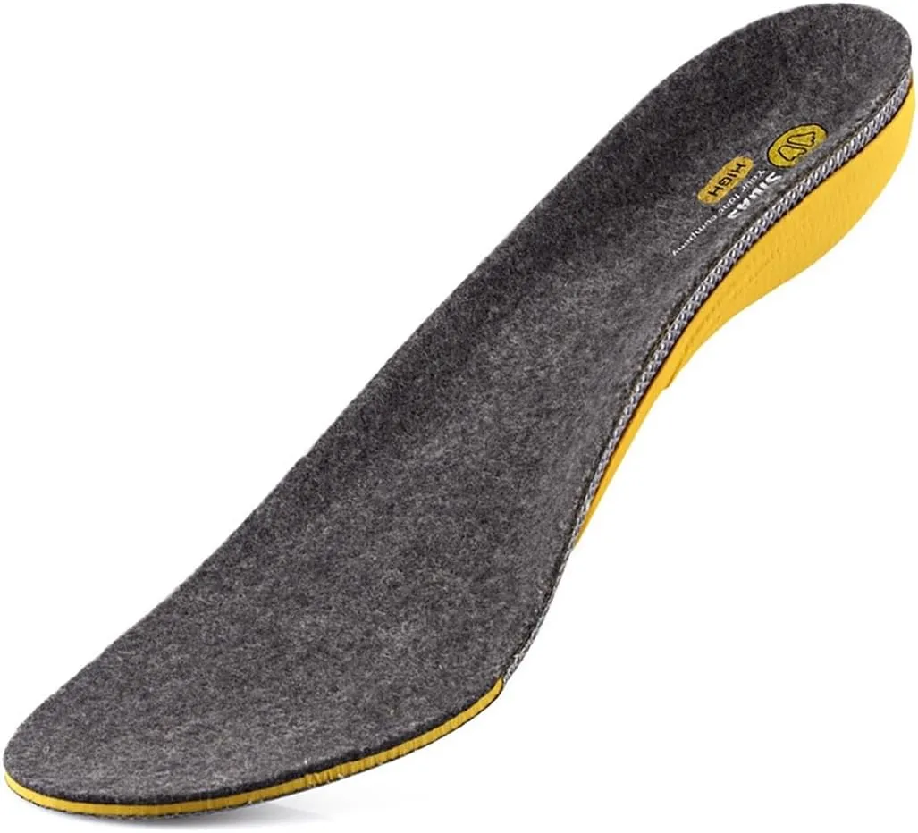 Sidas 3FEET Merino Wool High Arch Support Orthotic Skiing Snowboarding Outdoors Insoles, L