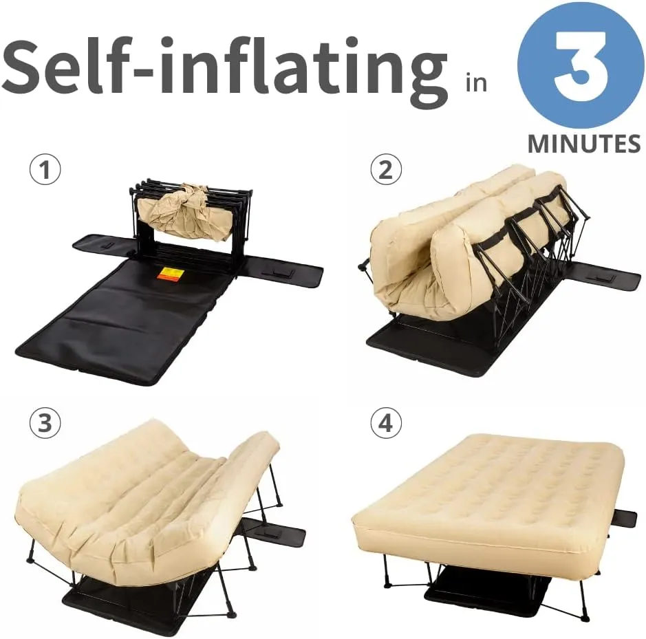 Simpli Comfy Queen EZ Bed Self-Inflating Air Mattress (03.Queen-II)
