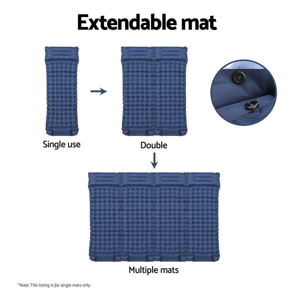 Single Pillow Self Inflating Camping Mattress Bag