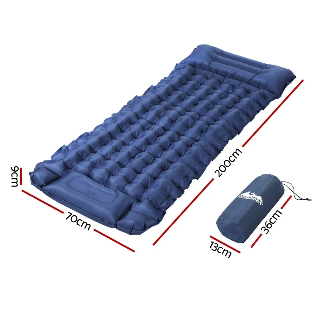 Single Pillow Self Inflating Camping Mattress Bag