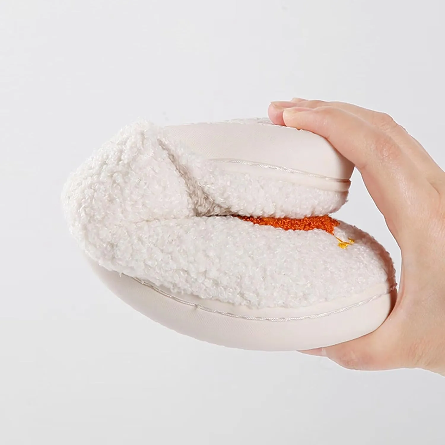 Slippers for Women Men Fruit Cute Animal Chicken Dog Lemon Memory Foam Fluffy Cozy House Indoor Outdoor Shoes