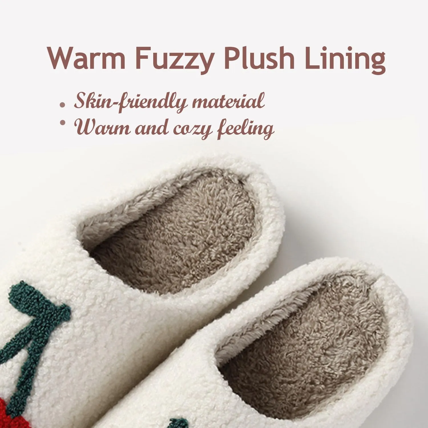 Slippers for Women Men Warm Memory Foam Anti-Slip House Shoes Comfortable Cotton Slippers Home Bedroom Shoes Indoor & Outdoor