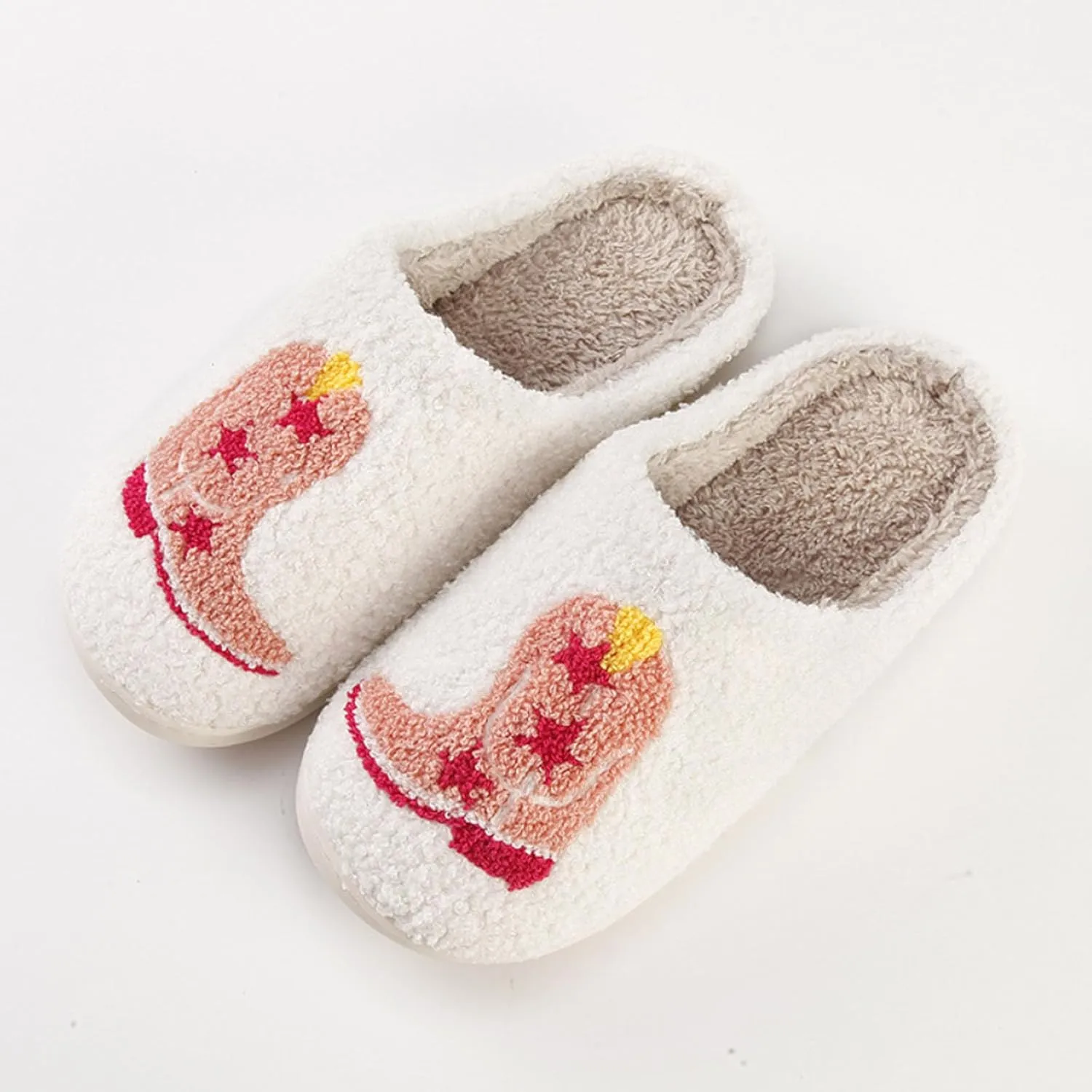 Slippers for Women Men Warm Memory Foam Anti-Slip House Shoes Comfortable Cotton Slippers Home Bedroom Shoes Indoor & Outdoor