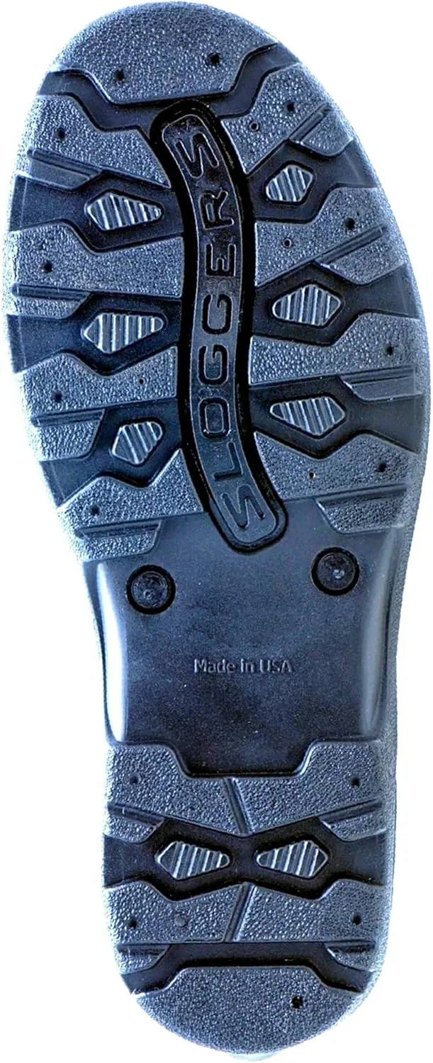 Sloggers Original Waterproof Rain and Garden Shoe for Women– Outdoor Slip-On Garden Clog - Made in The USA with Premium Comfort Insole and Arch Support - Bold Poppies Blue, Size 10
