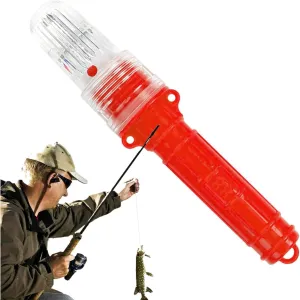 Smart Marine Signal Light - LED Boat Flares Coast Guard Approved, Waterproof Fishing Light with Dual Side Holes, Emergency Safety Kit for Boating, Visual Distress Signals (red)