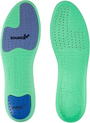 Soccer Cleat Insoles Insert Gen3-Slim Thickenss Green Tornado (US10.5-11)