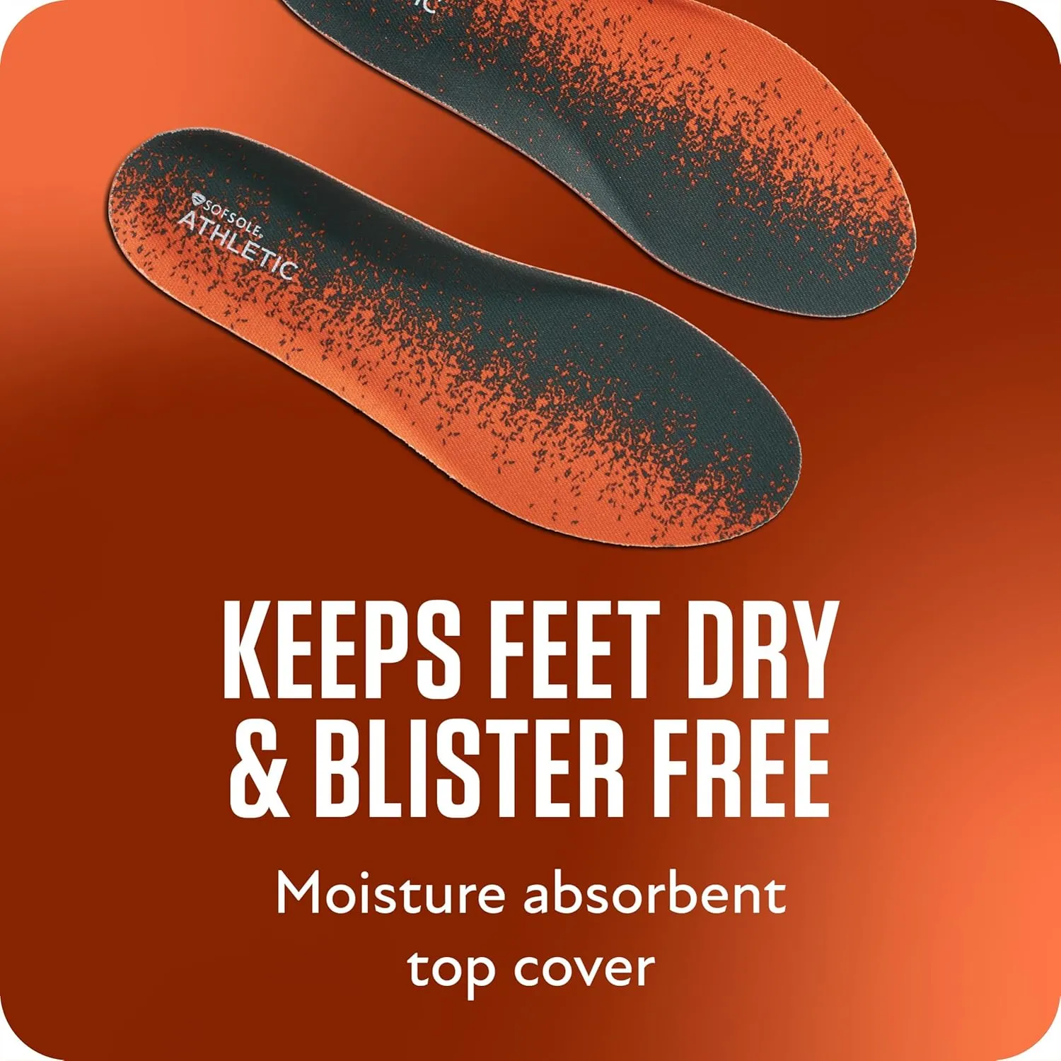 Sof Sole Arch TTF Insoles - Contoured Arch Support for Plantar Fasciitis, Heel Pain Relief, Foot Fatigue, and Blister Prevention - Gel Cushioning, Trim-to-Fit, Walking, Active Lifestyles, Men's 7-13