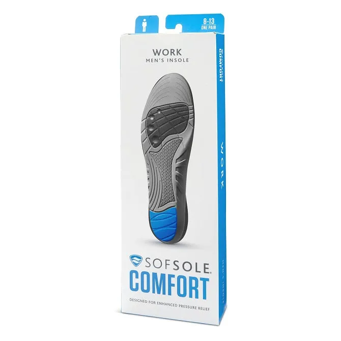 Sof Sole Work Mens Comfort Insoles