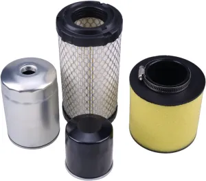 Solarhome New Complete Oil, Air & Fuel Filter Kit 11013-1290 11013-1263 51056-1051 16097-1069 Compatible with Kawasaki Mule 2510 3010 4010