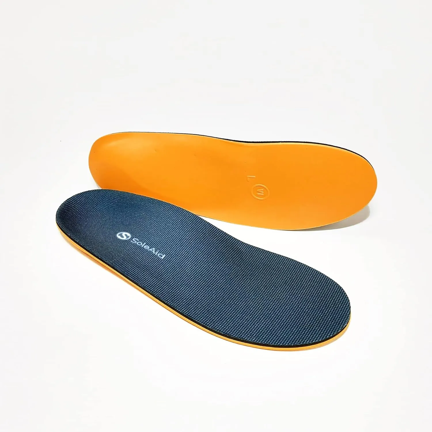 SoleAid II Performance Insole, Neutral Height Semi-Rigid Arch Support Orthotic for Pronation, Shock Absorbing, Anti-Fatigue, All Day Comfort Shoe Insert