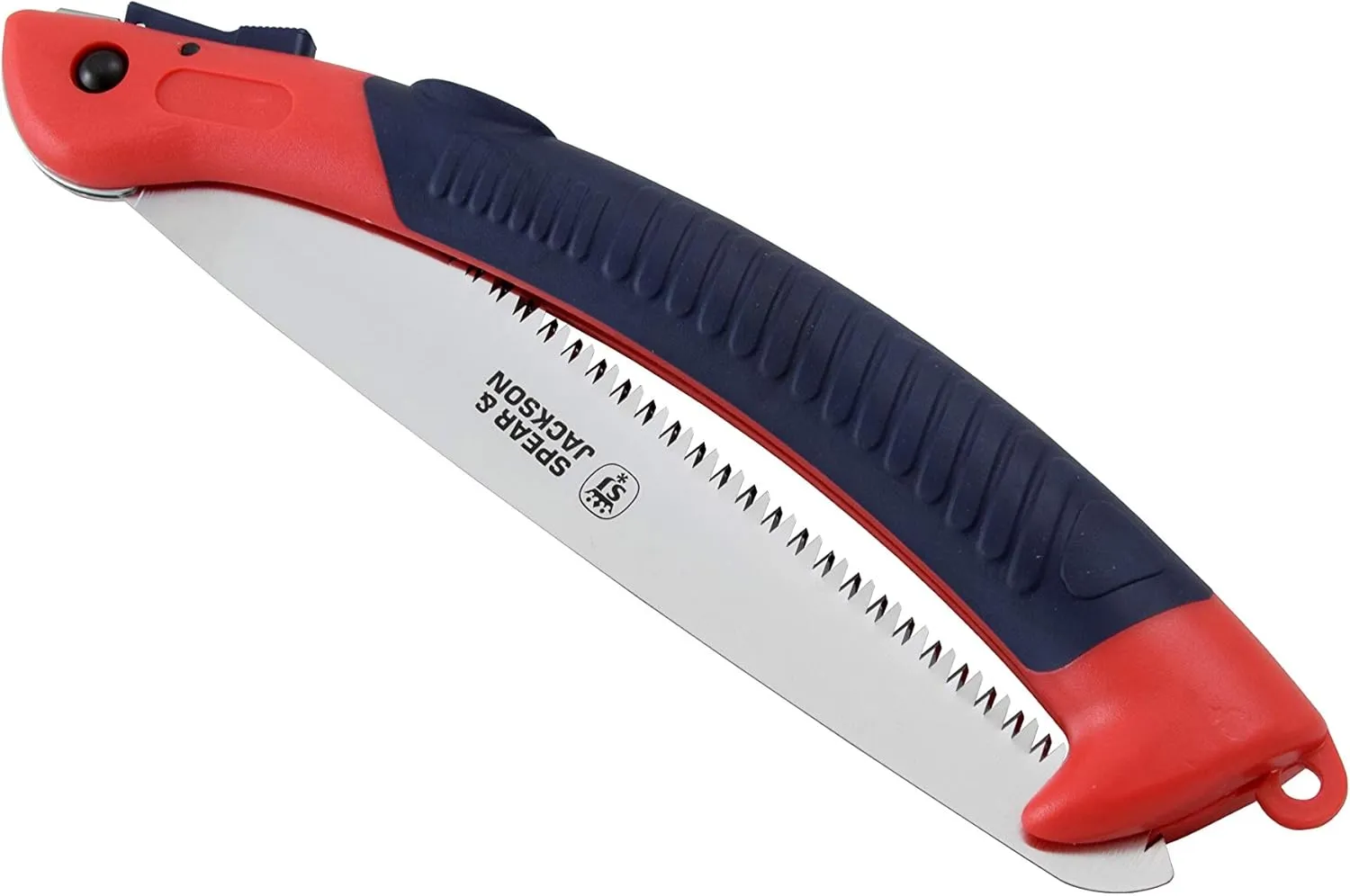 Spear & Jackson 4948PS Razorsharp 12inch Large Folding Pruning Saw, red & blue