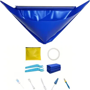 Split Air Conditioner Cleaning Kit， Mini Split Cleaning Kit,Water Proof Wall Mounted Air Conditioner Service Bag for Household AC Units,Air Conditioning System Cleaning Tools