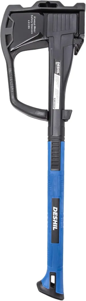 Splitting Axe, 28” 4.8 lbs Outdoor Hatchet Forged Carbon Steel Heat Treated Hand Maul Tool, Nylon Shock Reduction Handle with Anti-Slip Grip, Camping, Survival Tool, Chopping, Kindling