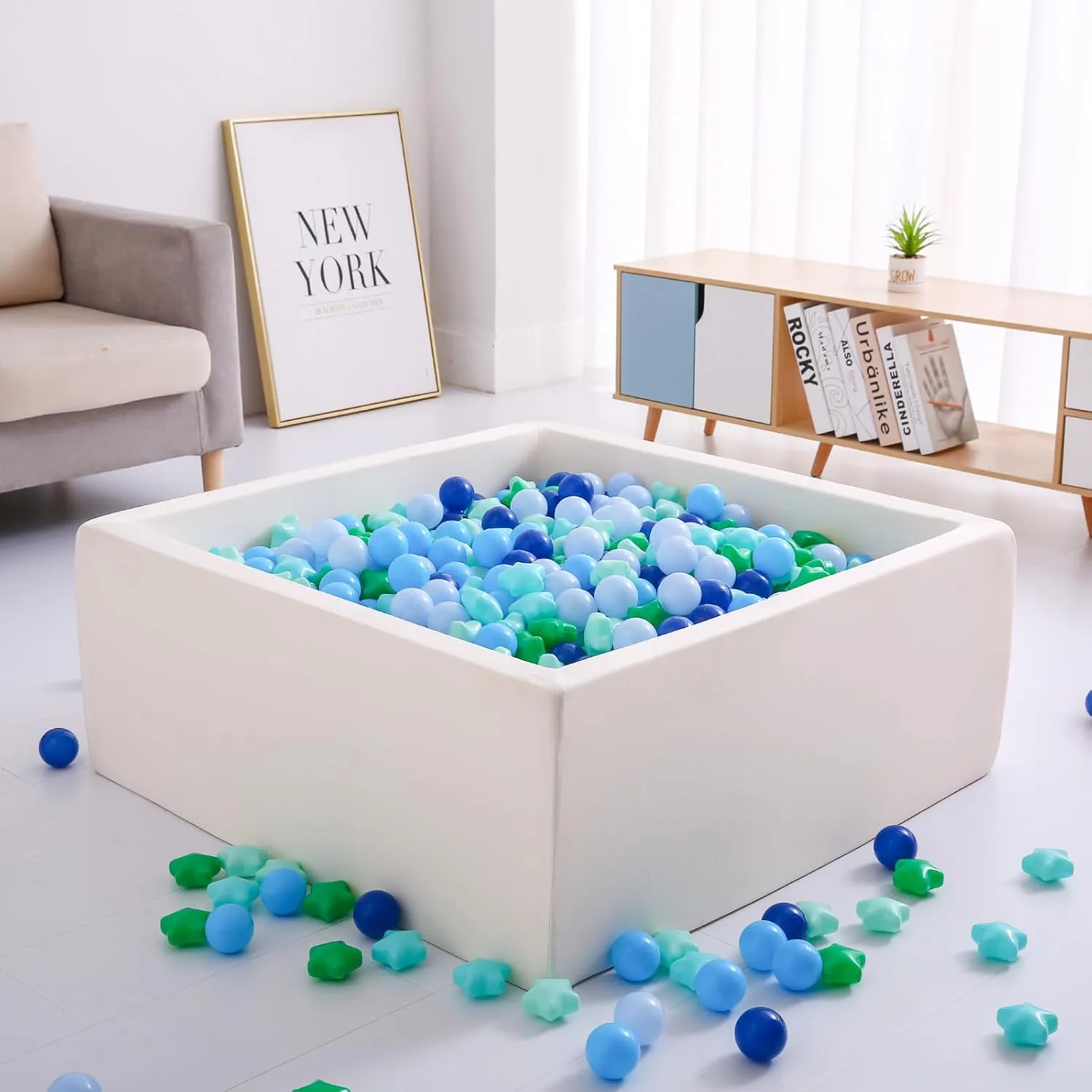 Star Ball Pit Balls for Toddlers Ball Pits, 50 100 200 500 1000 Ball Pit Ball Star Shapes for Kids, Boys Girls Bounce House, Play Tent, Baby Pool, Party Decoration.