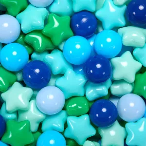 Star Ball Pit Balls for Toddlers Ball Pits, 50 100 200 500 1000 Ball Pit Ball Star Shapes for Kids, Boys Girls Bounce House, Play Tent, Baby Pool, Party Decoration.