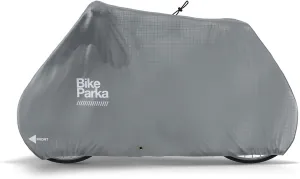 Stash Bike Cover - Lightweight, Waterproof & Durable Protection from Rain & Snow - Adjustable for Any Bike for Indoor/Outdoor Use, Stuff Sac Included (Pavement Grey)