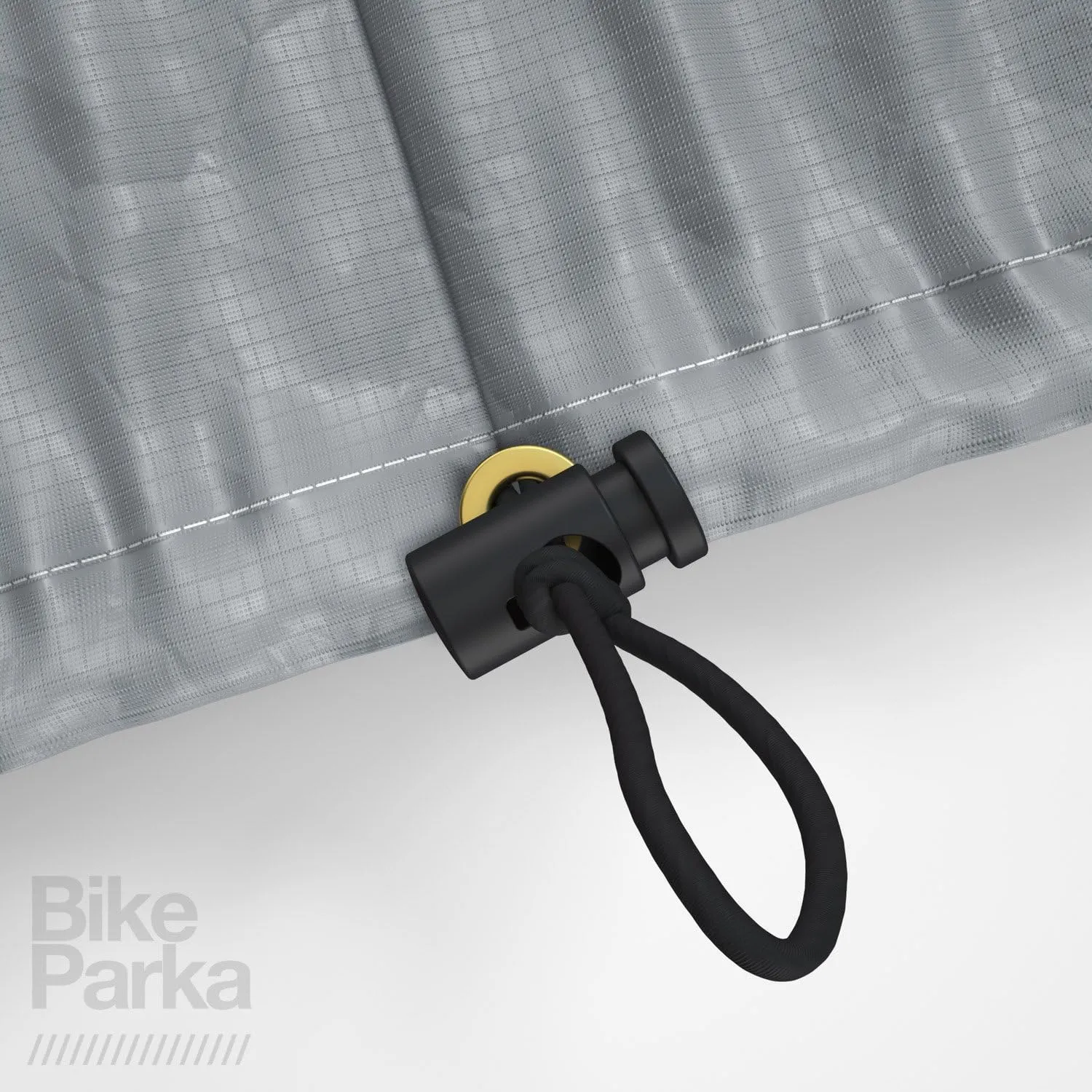 Stash Bike Cover - Lightweight, Waterproof & Durable Protection from Rain & Snow - Adjustable for Any Bike for Indoor/Outdoor Use, Stuff Sac Included (Pavement Grey)