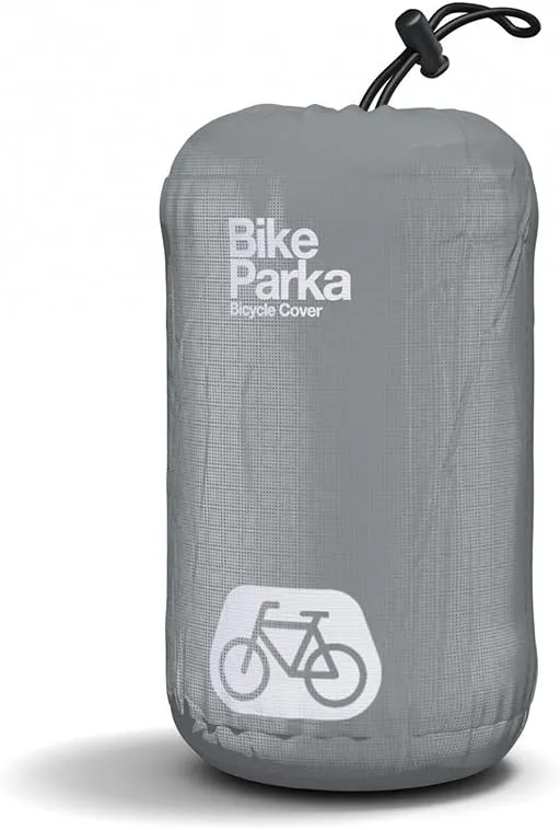 Stash Bike Cover - Lightweight, Waterproof & Durable Protection from Rain & Snow - Adjustable for Any Bike for Indoor/Outdoor Use, Stuff Sac Included (Pavement Grey)