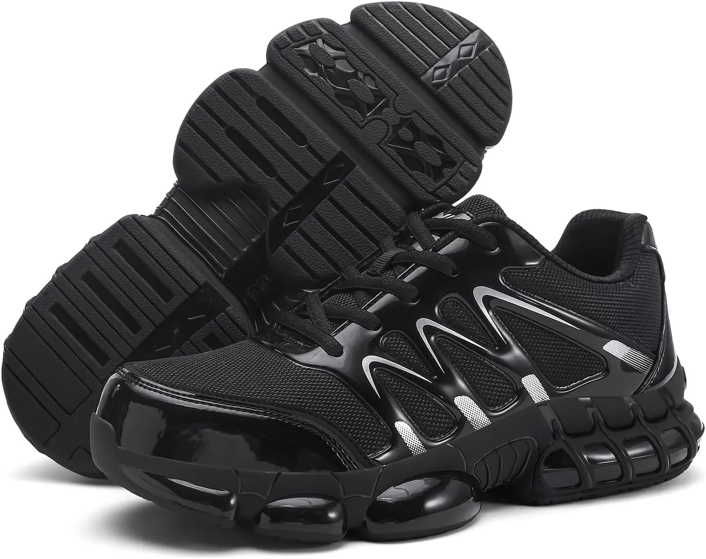 Steel Toe Sneakers for Men Women Safety Shoes Wide Composite Toe Air Cushion Slip Resistant Work Shoe Lightweight Comfortable Indestructible Industry Footwear