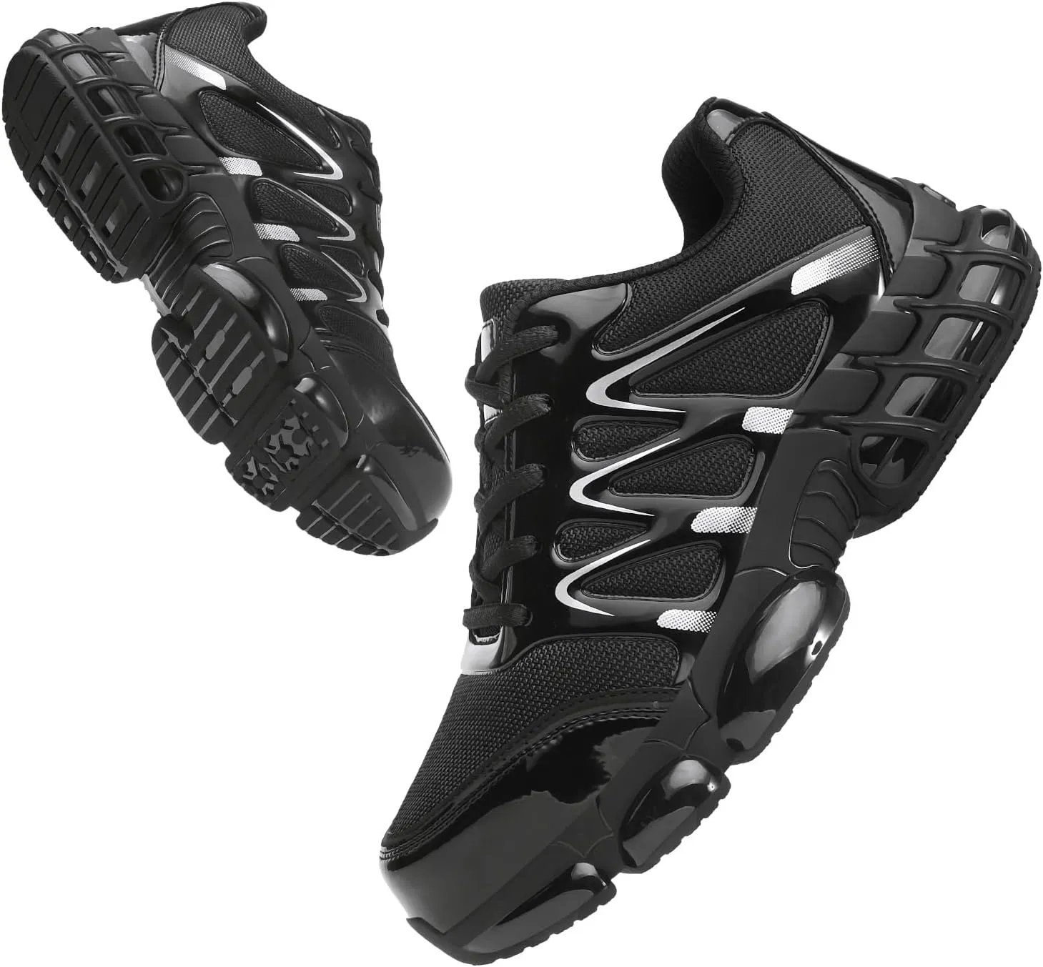 Steel Toe Sneakers for Men Women Safety Shoes Wide Composite Toe Air Cushion Slip Resistant Work Shoe Lightweight Comfortable Indestructible Industry Footwear