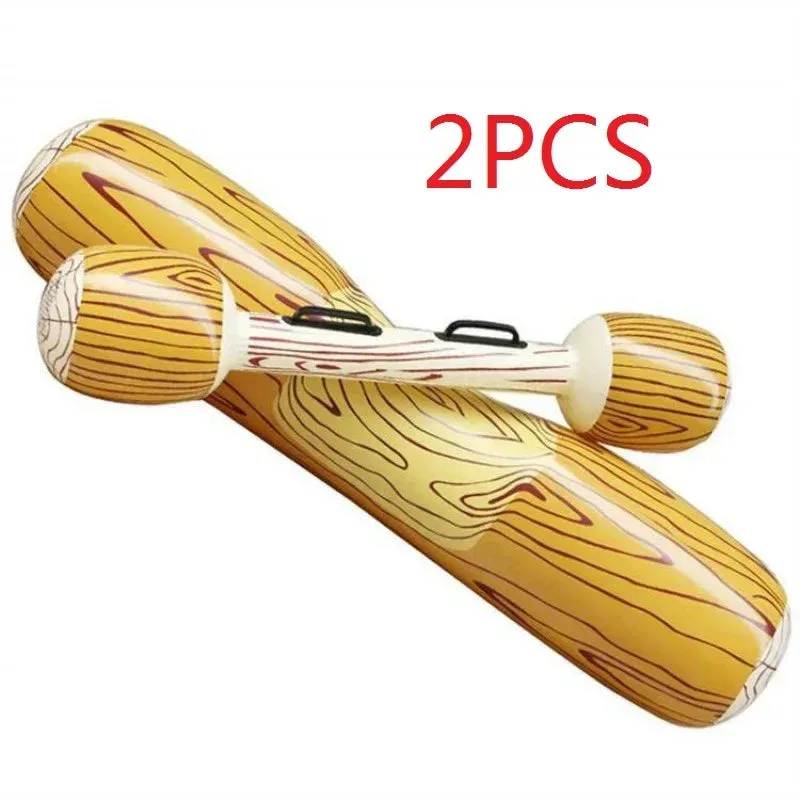 Summer Outdoor Beach Pool Inflatable Swimming Rings Women men Double Beat Swim Log Stick Set Ring Pool water sports