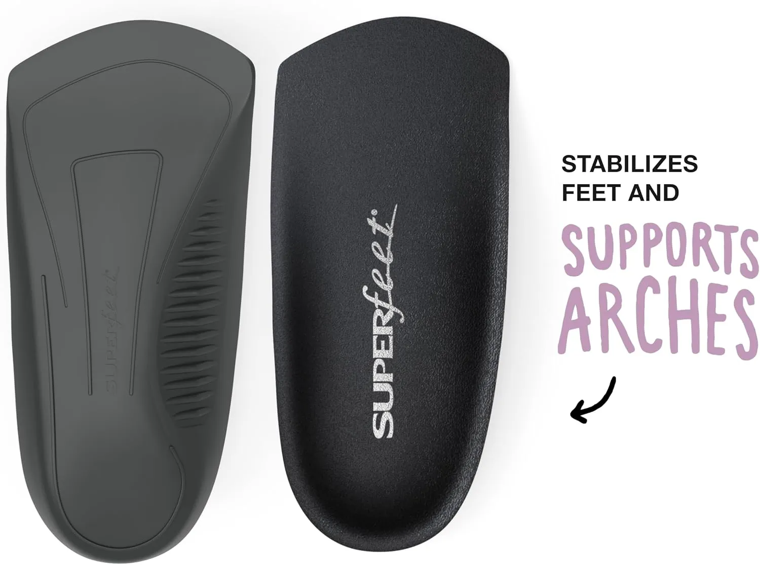 Superfeet Casual Women's Easyfit Insoles - Comfort Shoe Inserts for Women - Anti-Fatigue Orthotic Insoles for Dress Shoes - Professional Grade - Size 8.5-10 Women