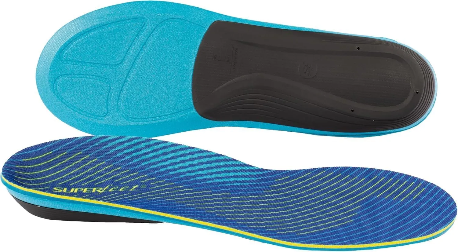 Superfeet Run Support Medium Arch (V2) Insoles, 7.5-9 Men / 8.5-10 Women