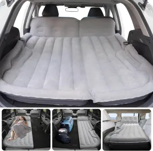 SUV Air Mattress Inflatable Car Air Mattress for Toyota 4runner RAV4, Jeep Wrangler, Ford Explorer Mattress Outdoor Travel Camping Car Bed with Built-in Pillow for SUV Trunk & Back Seat
