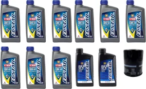 Suzuki Oil Change Kit for DF250 with 9 quarts of Oil and 16510-96J10 filter and 2 Quarts Suzuki Lower Unit Hypoid Gear Oil SAE-90