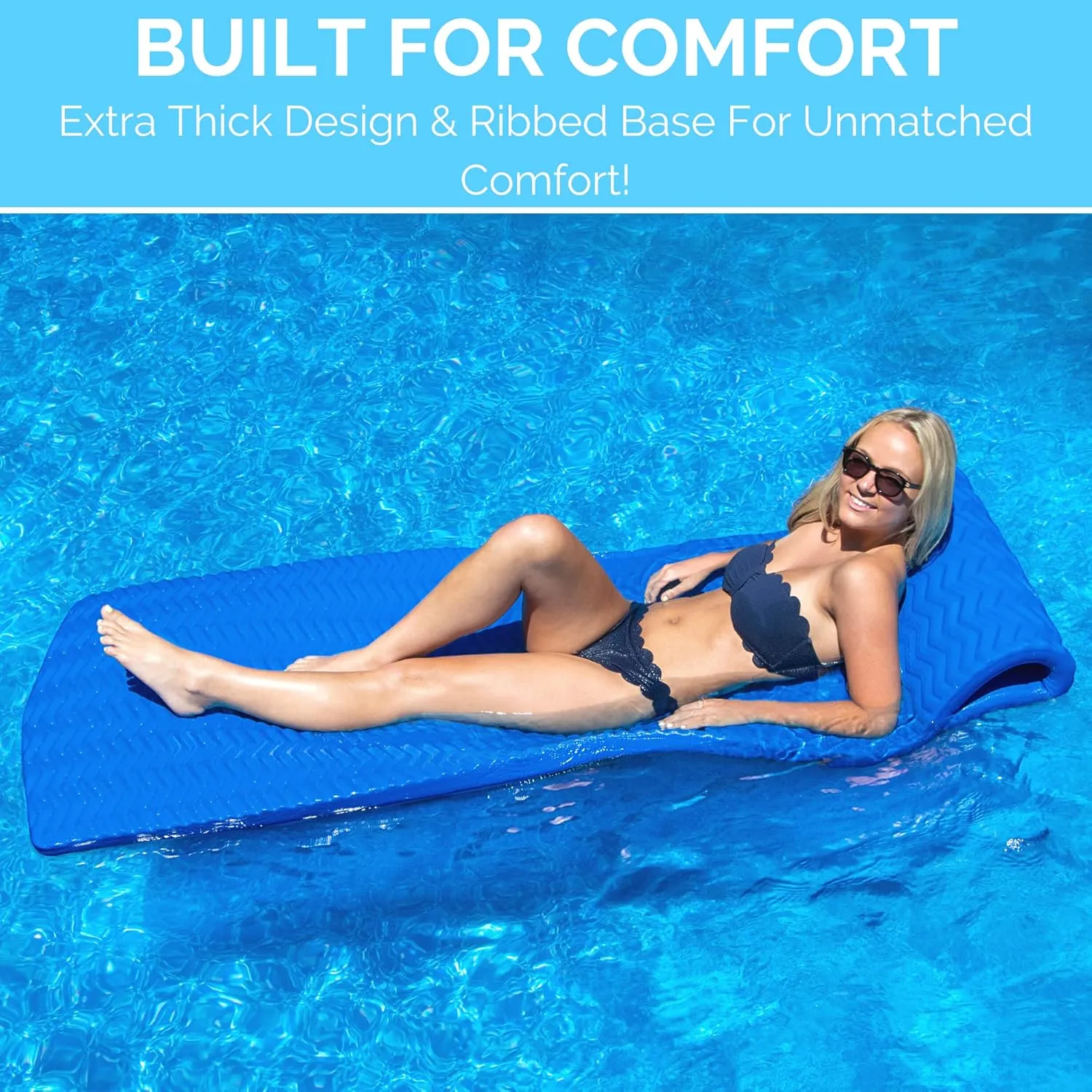 Swimline SofSkin 1.5" Floating Mattress - Blue