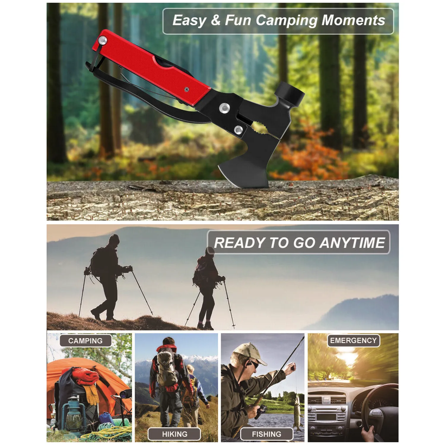 Tactical Emergency Survival Kit Outdoor Sports Tactical Hiking Camping SOS NEW