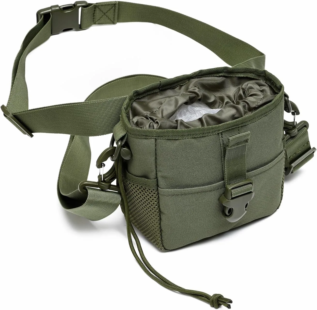 Tactical Molle Dump Pouch Roll-Up Drawstring Magazine Utility Pouch Folding Dump Bag Military Belt Ammo pouch